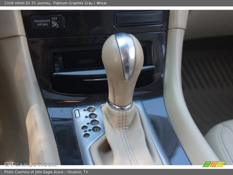 Platinum Graphite Gray / Wheat 2008 Infiniti EX 35 Journey