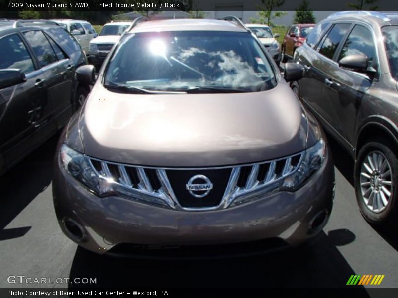 Tinted Bronze Metallic / Black 2009 Nissan Murano S AWD