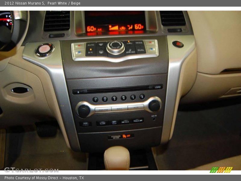 Pearl White / Beige 2012 Nissan Murano S