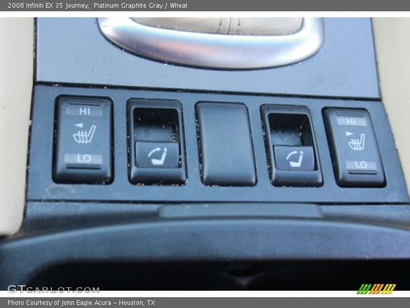 Platinum Graphite Gray / Wheat 2008 Infiniti EX 35 Journey