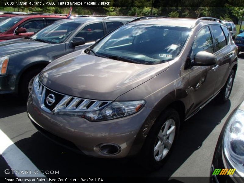 Tinted Bronze Metallic / Black 2009 Nissan Murano S AWD