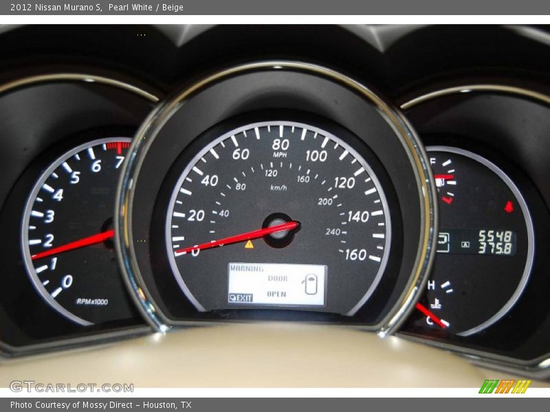 Pearl White / Beige 2012 Nissan Murano S