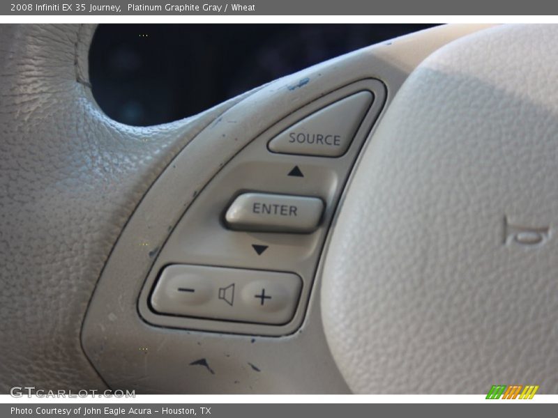 Platinum Graphite Gray / Wheat 2008 Infiniti EX 35 Journey