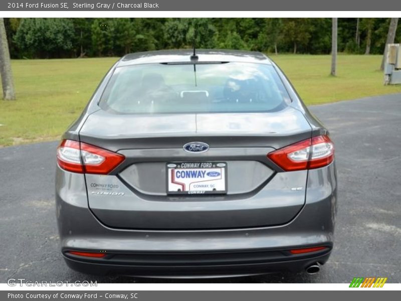 Sterling Gray / Charcoal Black 2014 Ford Fusion SE