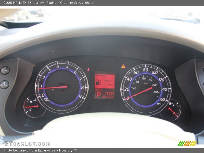 Platinum Graphite Gray / Wheat 2008 Infiniti EX 35 Journey