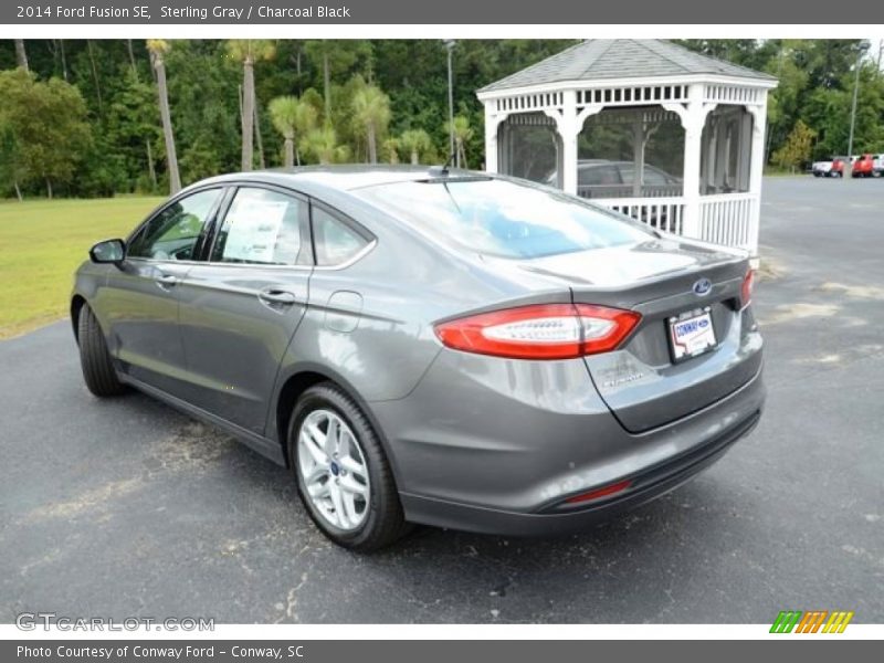 Sterling Gray / Charcoal Black 2014 Ford Fusion SE