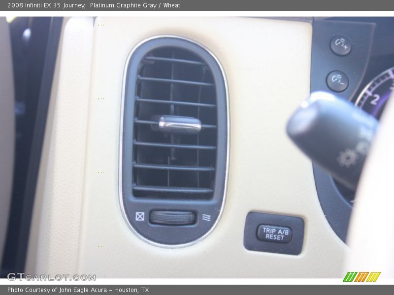 Platinum Graphite Gray / Wheat 2008 Infiniti EX 35 Journey
