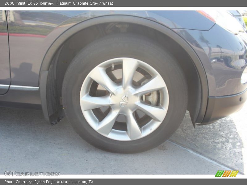 Platinum Graphite Gray / Wheat 2008 Infiniti EX 35 Journey