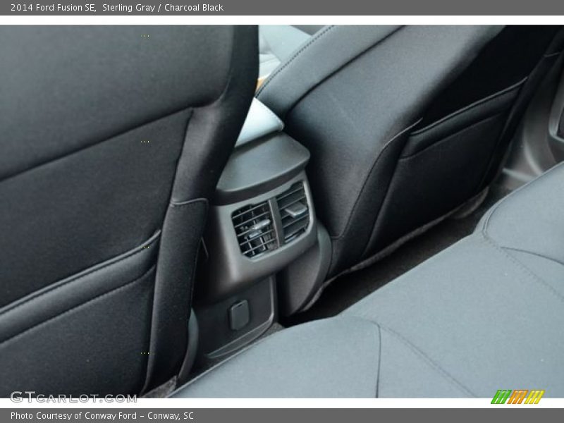 Sterling Gray / Charcoal Black 2014 Ford Fusion SE