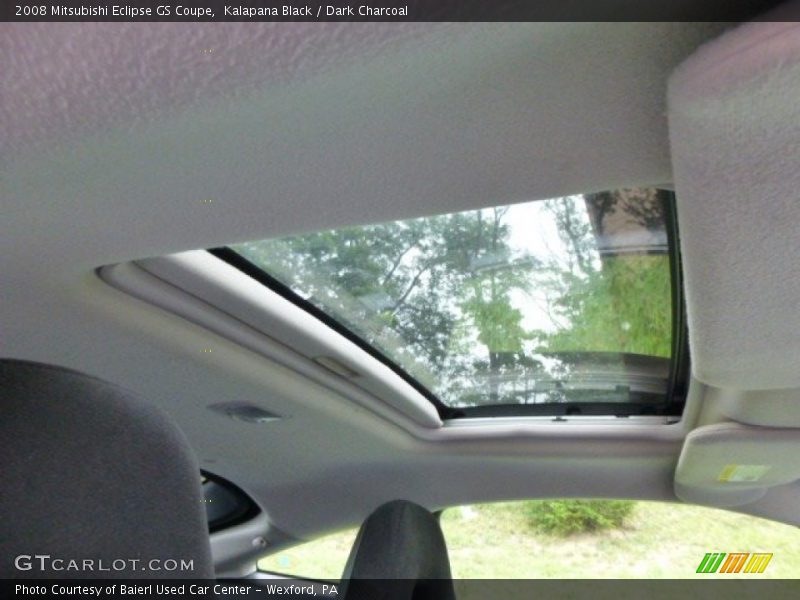 Sunroof of 2008 Eclipse GS Coupe