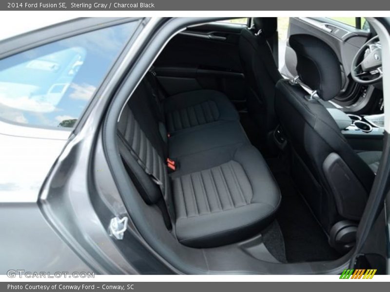 Sterling Gray / Charcoal Black 2014 Ford Fusion SE