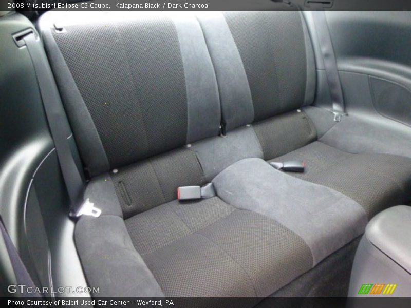 Rear Seat of 2008 Eclipse GS Coupe