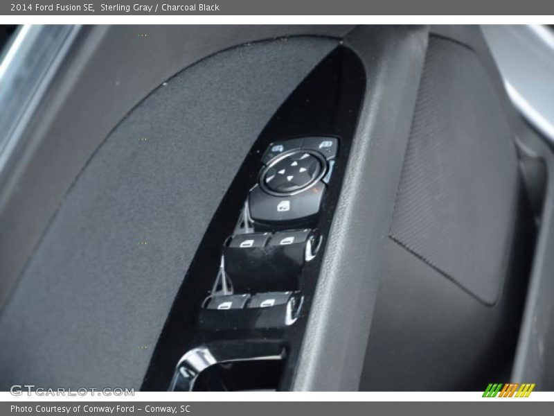 Sterling Gray / Charcoal Black 2014 Ford Fusion SE