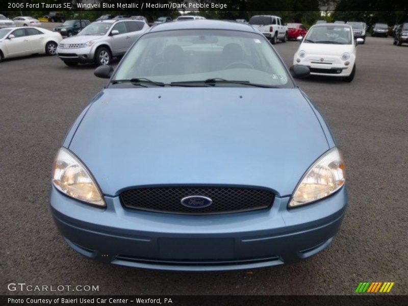 Windveil Blue Metallic / Medium/Dark Pebble Beige 2006 Ford Taurus SE
