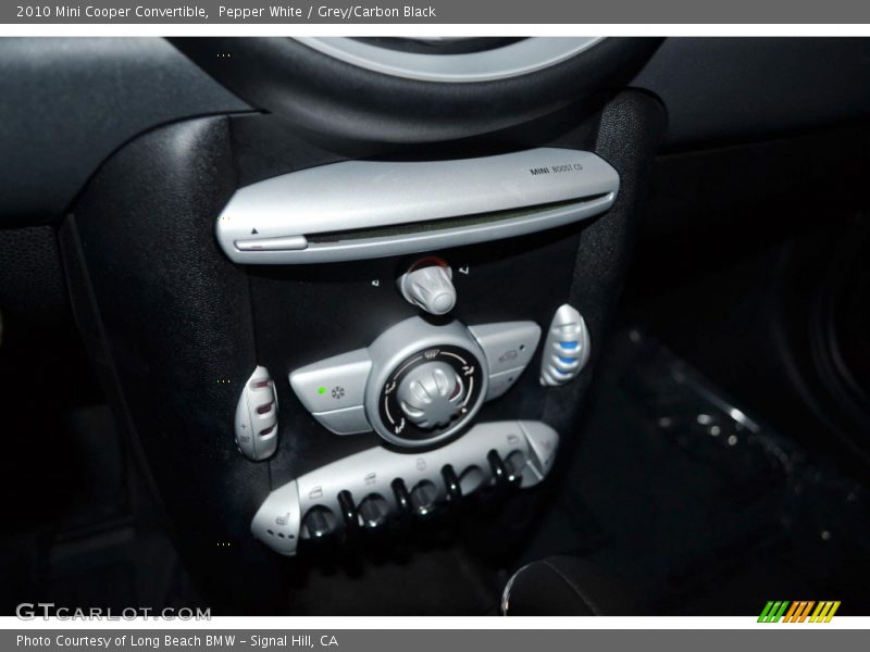 Pepper White / Grey/Carbon Black 2010 Mini Cooper Convertible
