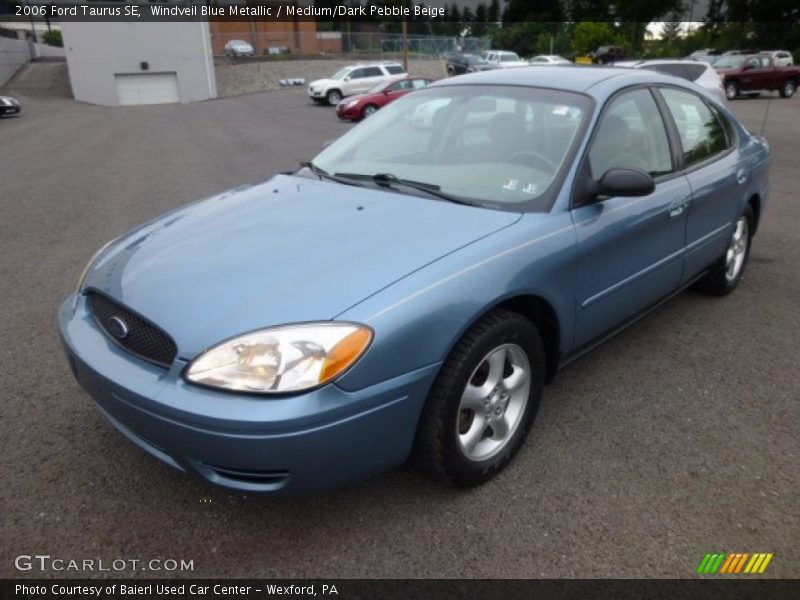 Windveil Blue Metallic / Medium/Dark Pebble Beige 2006 Ford Taurus SE