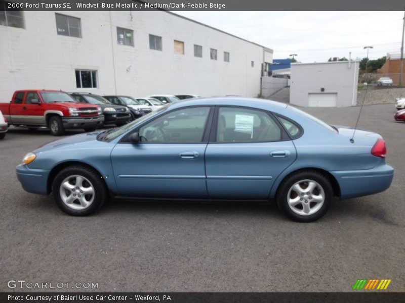 Windveil Blue Metallic / Medium/Dark Pebble Beige 2006 Ford Taurus SE