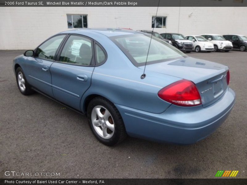 Windveil Blue Metallic / Medium/Dark Pebble Beige 2006 Ford Taurus SE