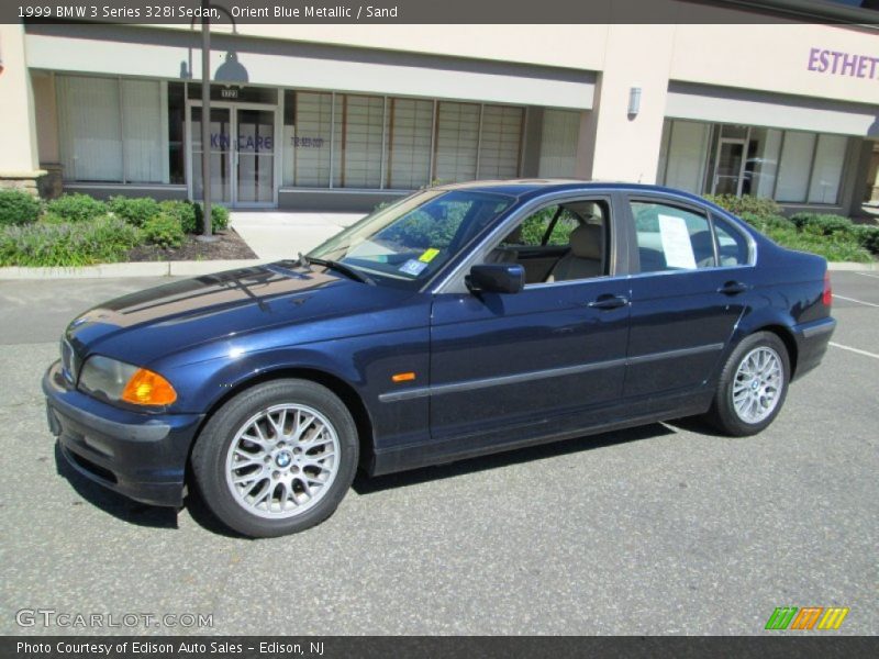 Orient Blue Metallic / Sand 1999 BMW 3 Series 328i Sedan