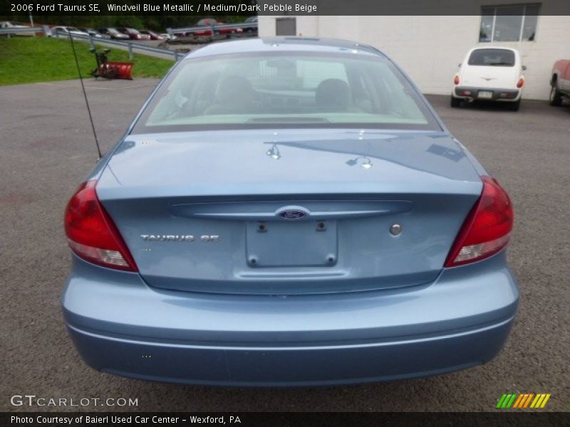 Windveil Blue Metallic / Medium/Dark Pebble Beige 2006 Ford Taurus SE