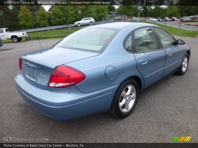 Windveil Blue Metallic / Medium/Dark Pebble Beige 2006 Ford Taurus SE