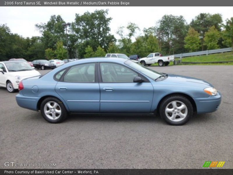 Windveil Blue Metallic / Medium/Dark Pebble Beige 2006 Ford Taurus SE