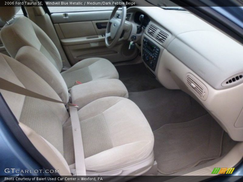 Windveil Blue Metallic / Medium/Dark Pebble Beige 2006 Ford Taurus SE