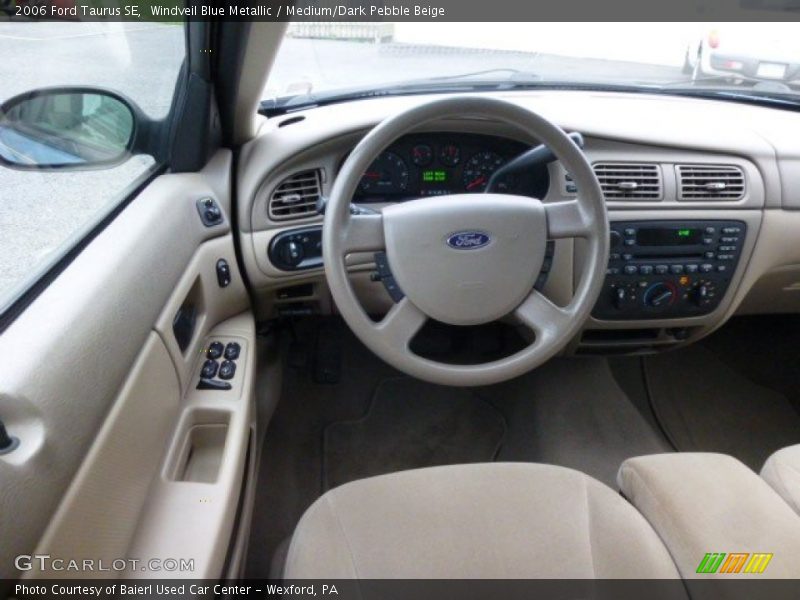 Windveil Blue Metallic / Medium/Dark Pebble Beige 2006 Ford Taurus SE