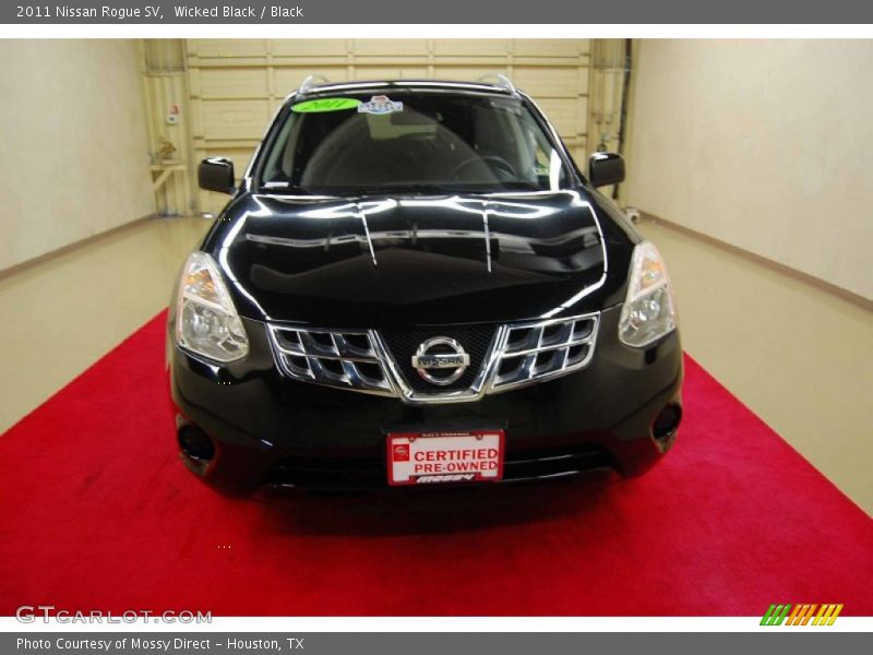 Wicked Black / Black 2011 Nissan Rogue SV