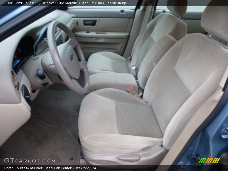 Windveil Blue Metallic / Medium/Dark Pebble Beige 2006 Ford Taurus SE