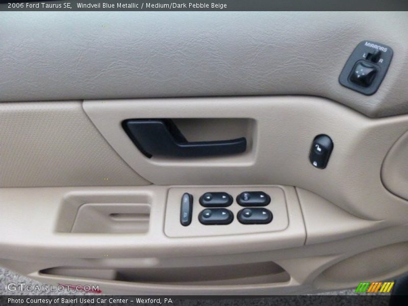 Windveil Blue Metallic / Medium/Dark Pebble Beige 2006 Ford Taurus SE