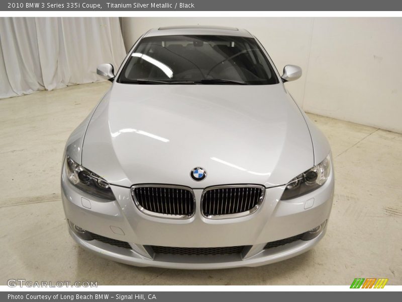 Titanium Silver Metallic / Black 2010 BMW 3 Series 335i Coupe