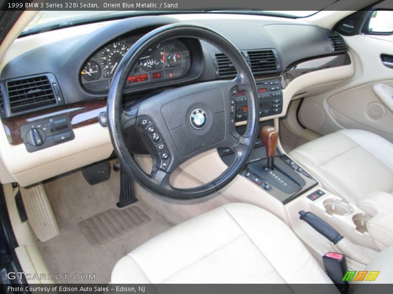 Orient Blue Metallic / Sand 1999 BMW 3 Series 328i Sedan