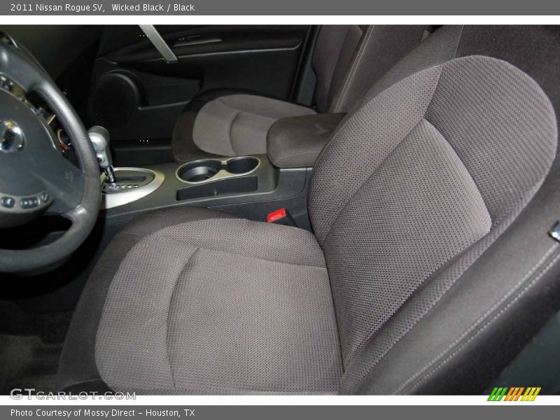 Wicked Black / Black 2011 Nissan Rogue SV