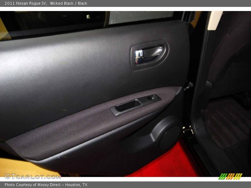 Wicked Black / Black 2011 Nissan Rogue SV