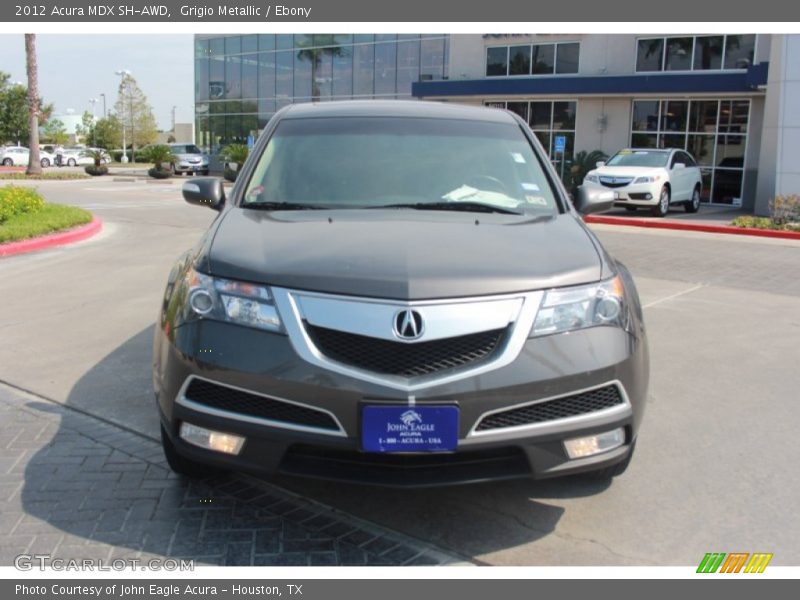 Grigio Metallic / Ebony 2012 Acura MDX SH-AWD