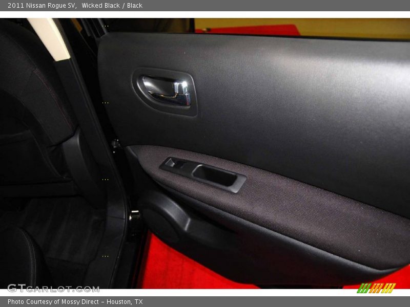 Wicked Black / Black 2011 Nissan Rogue SV