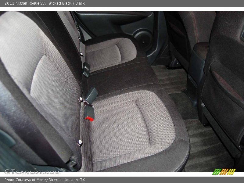 Wicked Black / Black 2011 Nissan Rogue SV