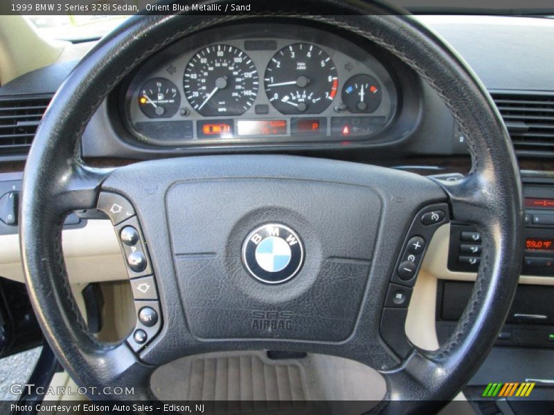 Orient Blue Metallic / Sand 1999 BMW 3 Series 328i Sedan