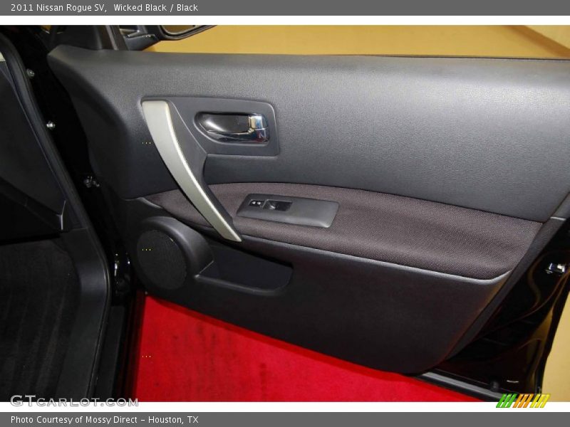 Wicked Black / Black 2011 Nissan Rogue SV
