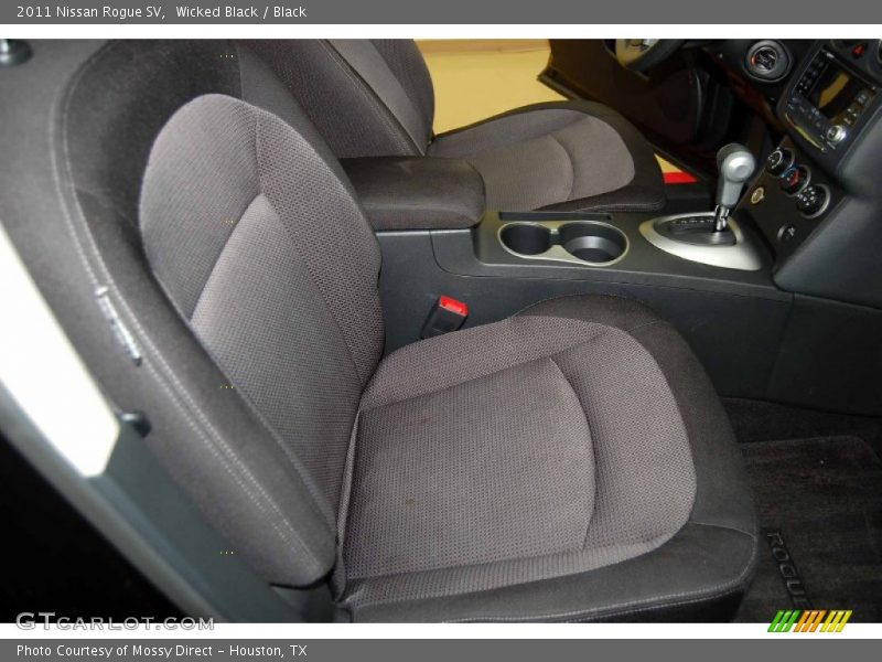 Wicked Black / Black 2011 Nissan Rogue SV