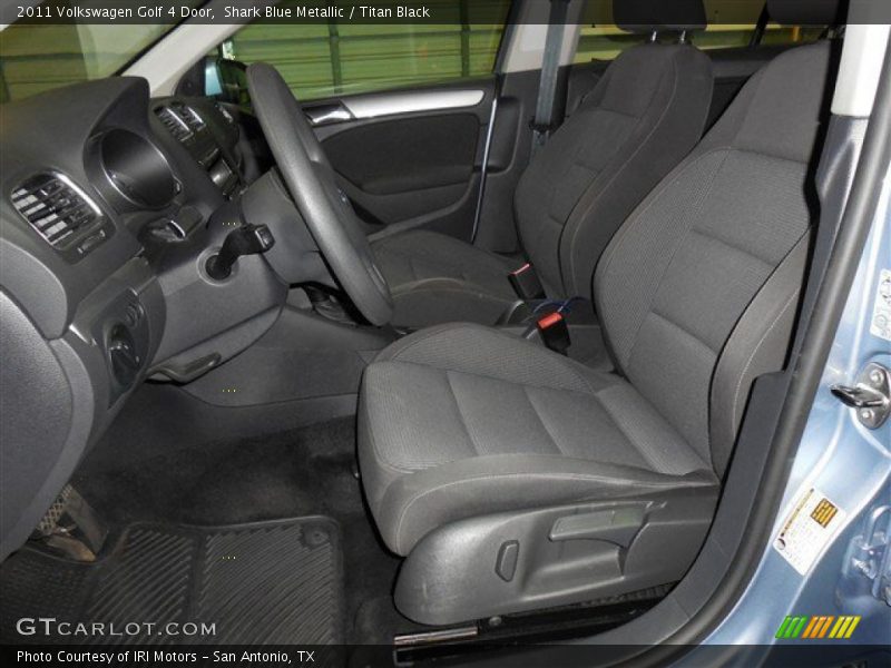 Shark Blue Metallic / Titan Black 2011 Volkswagen Golf 4 Door