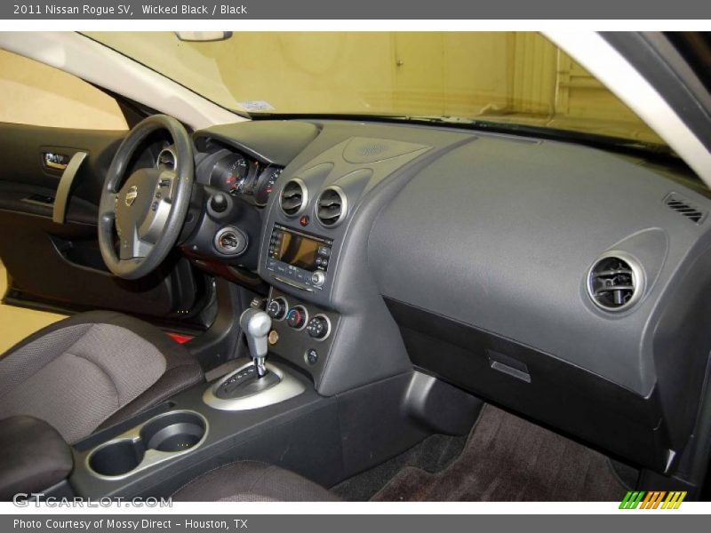 Wicked Black / Black 2011 Nissan Rogue SV