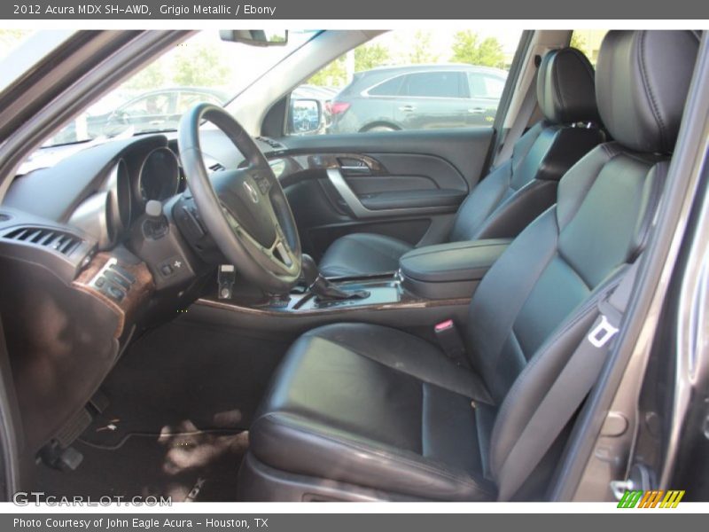 Grigio Metallic / Ebony 2012 Acura MDX SH-AWD