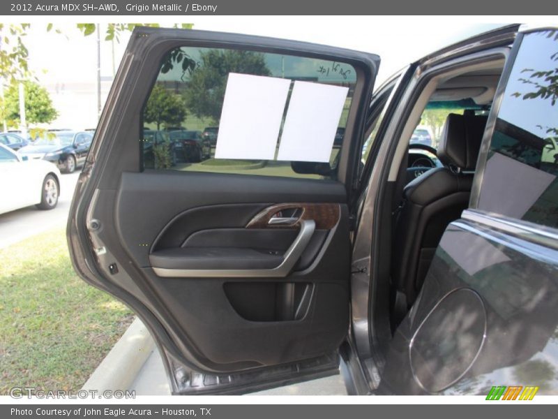 Grigio Metallic / Ebony 2012 Acura MDX SH-AWD