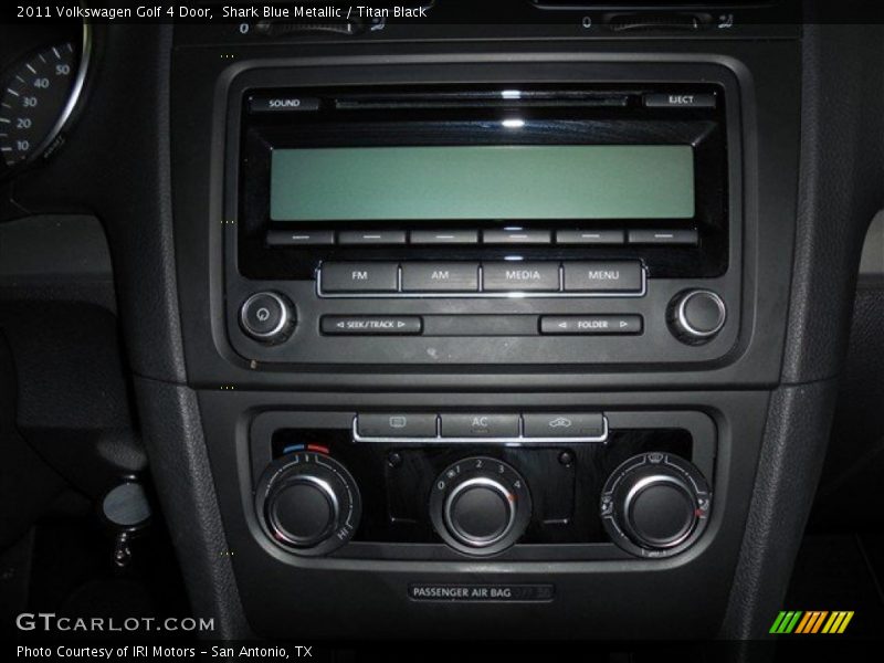 Shark Blue Metallic / Titan Black 2011 Volkswagen Golf 4 Door