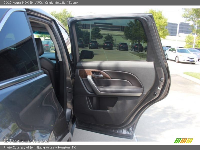 Grigio Metallic / Ebony 2012 Acura MDX SH-AWD