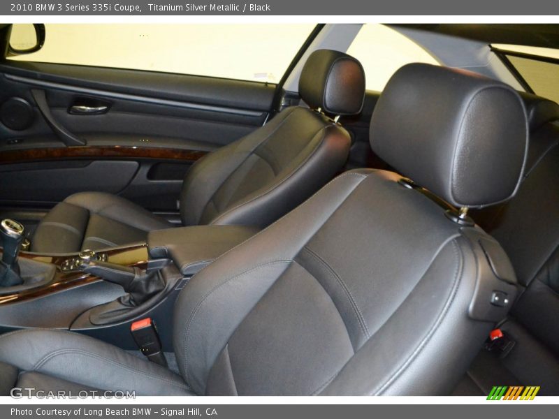 Titanium Silver Metallic / Black 2010 BMW 3 Series 335i Coupe
