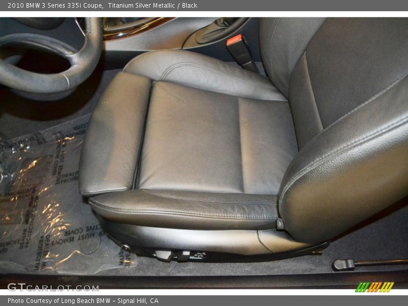 Titanium Silver Metallic / Black 2010 BMW 3 Series 335i Coupe