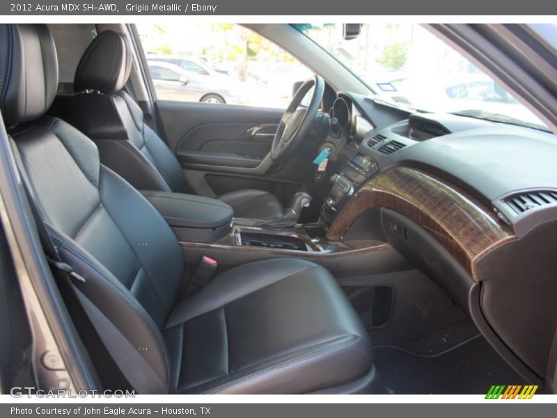 Grigio Metallic / Ebony 2012 Acura MDX SH-AWD